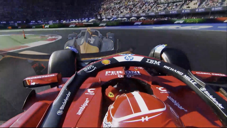 GHOST CAR: See how Norris beat Leclerc to pole position in Mexico