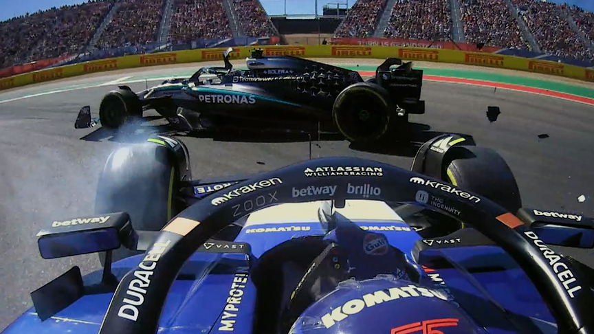 2025 United States Grand Prix: Sainz out after contact with Antonelli