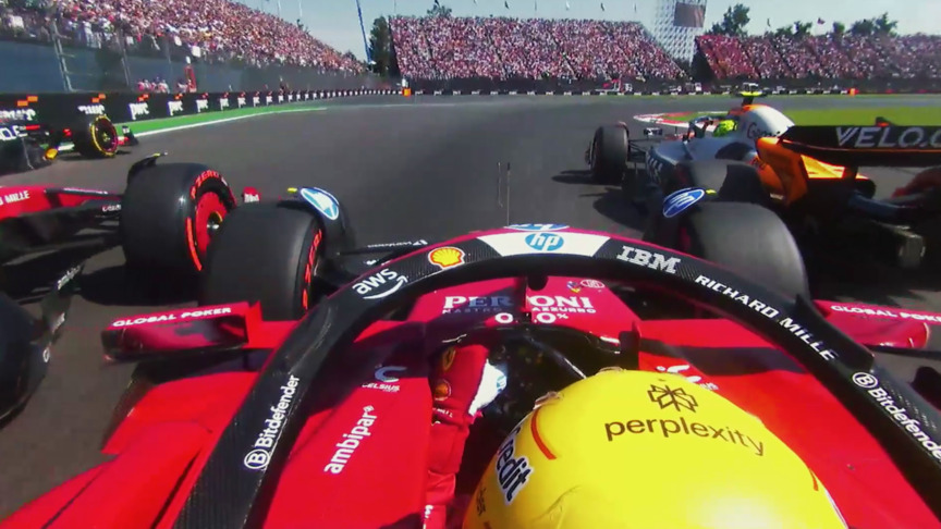 2025 Mexico City Grand Prix: Ride onboard with the key players on a dramatic race start